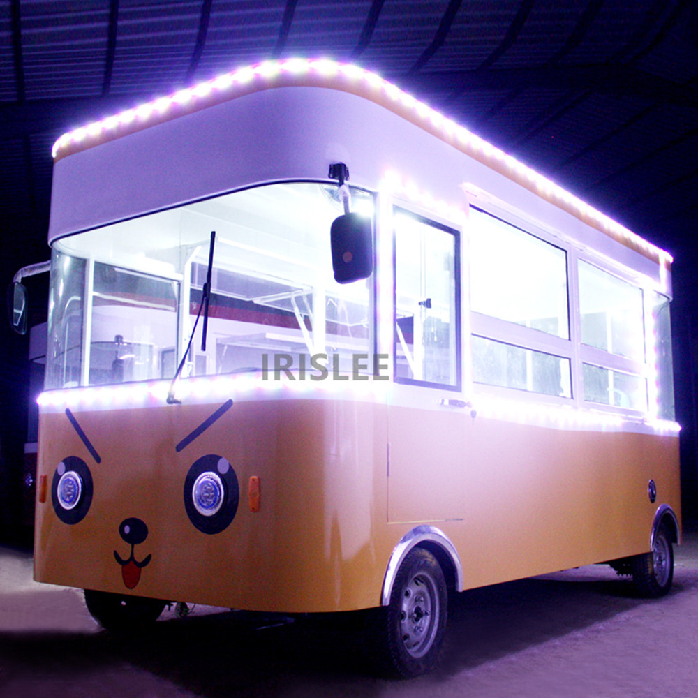 Food Snacks To Sell - electric food truck food selling retro