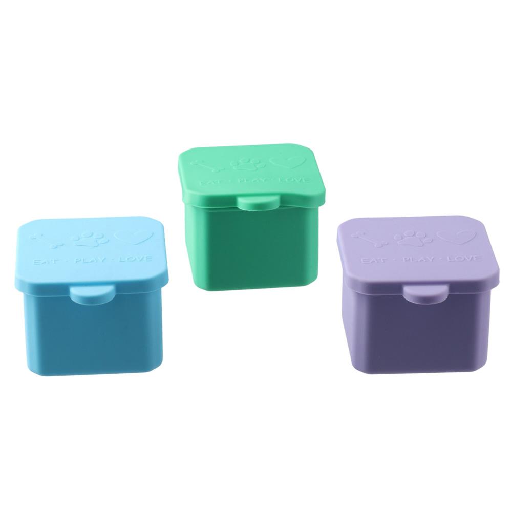 Food Snacks Distribution - 1/3pcs Reusable Silicone Food Distribution Box