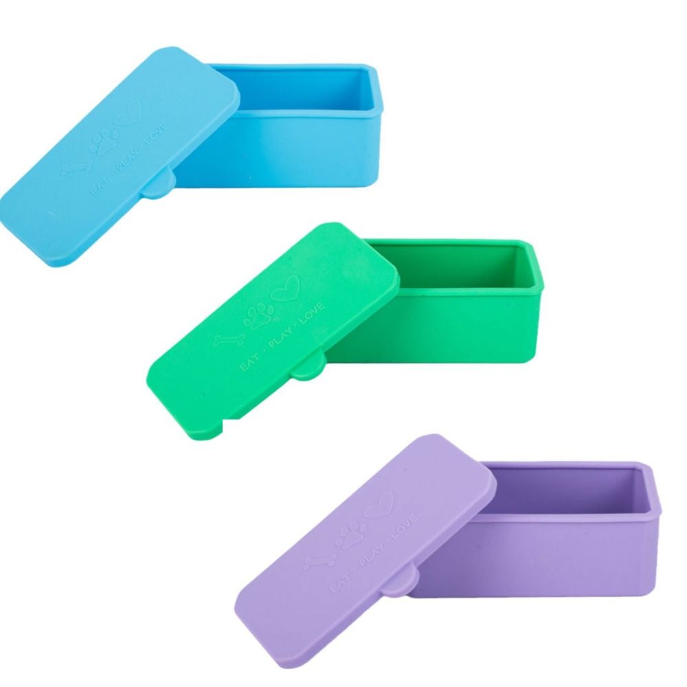 Food Snacks Distribution - 1/3pcs Reusable Silicone Food Distribution Box