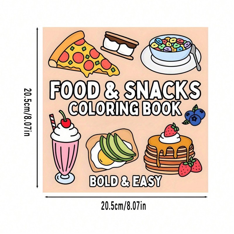 New Food & Snack Themed Colori - Food Snacks Drawing 评论和价格