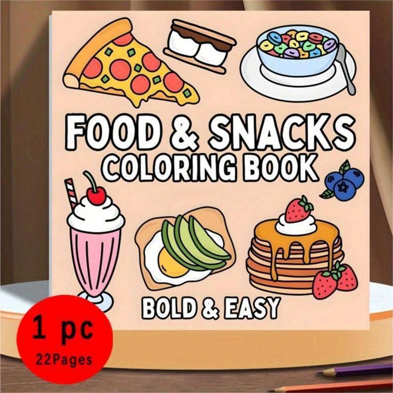 New Food & Snack Themed Colori - Food Snacks Drawing 评论和价格