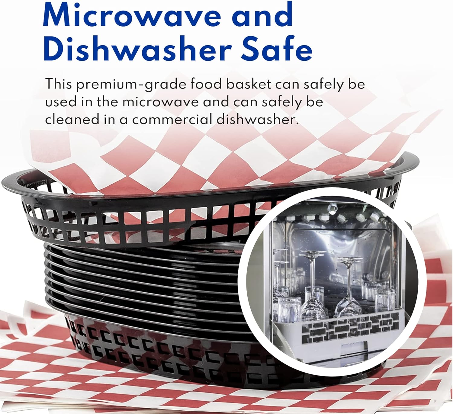 Plastic Fast Food Basket Oval  - Food Snacks Basket 评论和价格