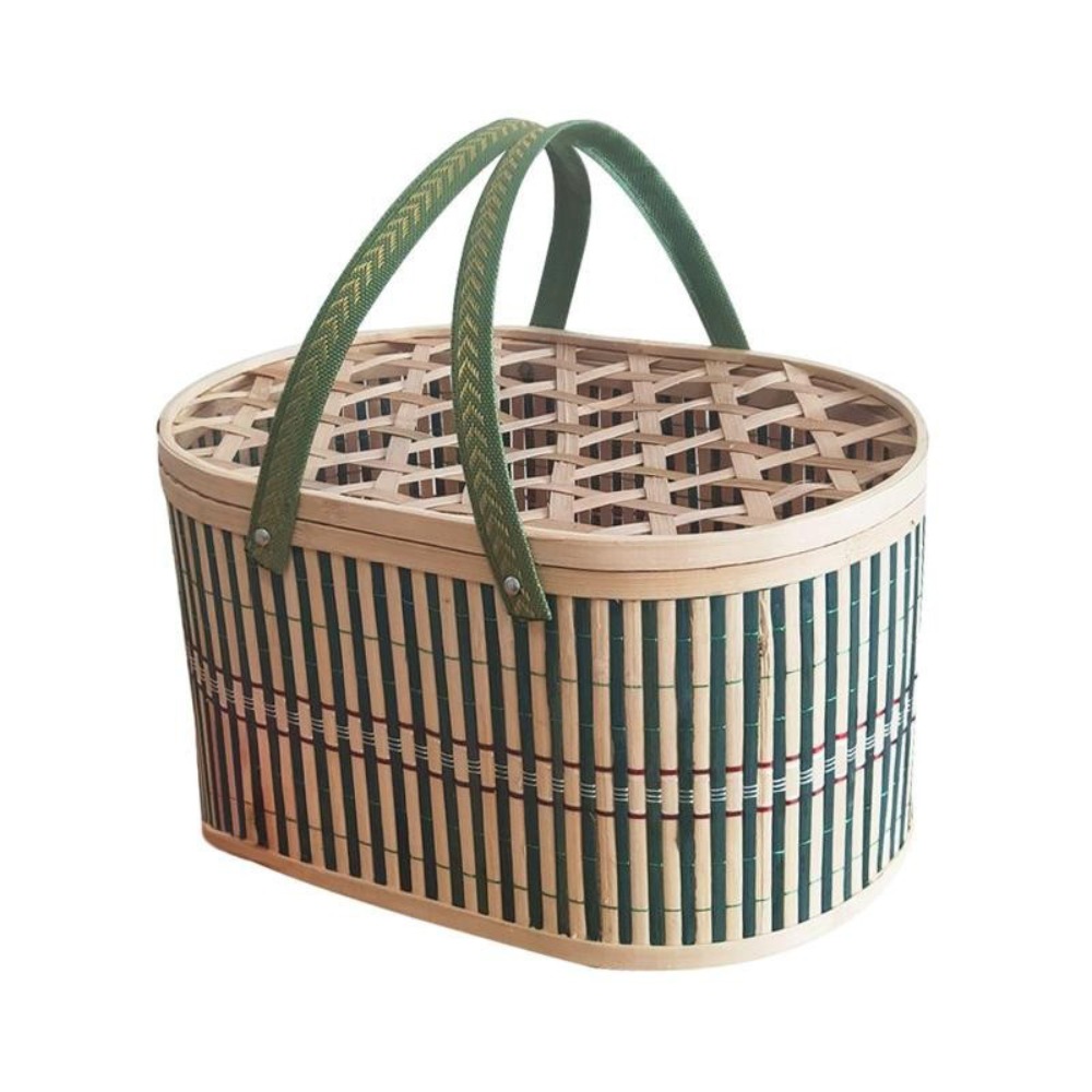 Durable Handmade Bamboo Basket - Food Snacks Basket 评论和价格