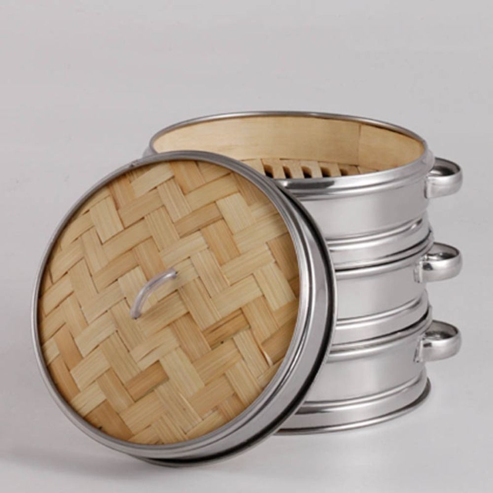 New Bamboo Bamboo Steamer Weav - Food Snacks Basket 评论和价格