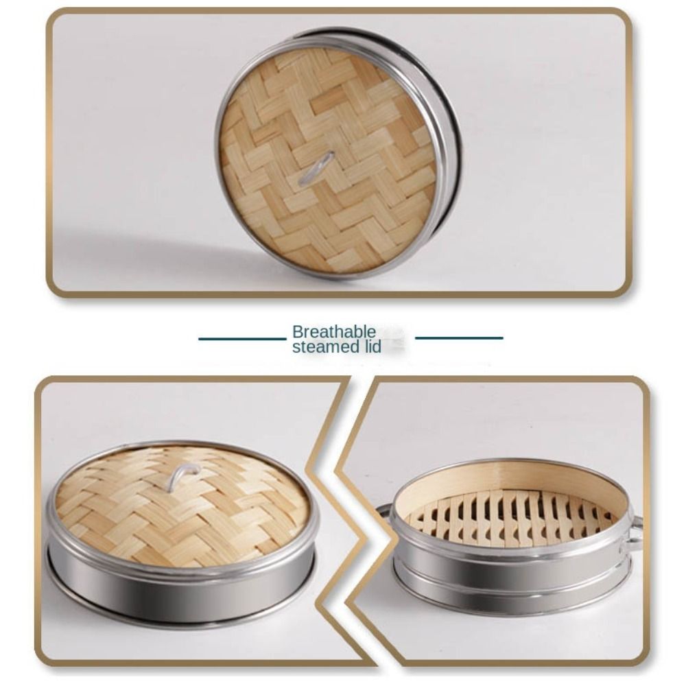 New Bamboo Bamboo Steamer Weav - Food Snacks Basket 评论和价格