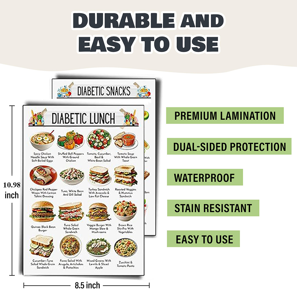 12pcs Diabetic Meal Planner Un - Food Snacks Healthy 评论和价格