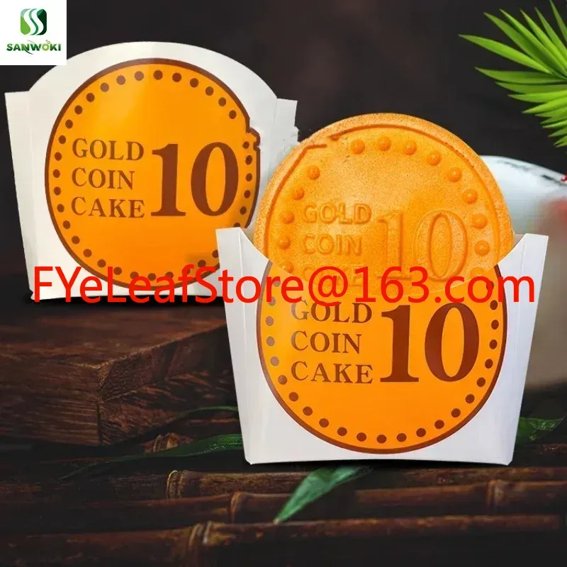 1000 pcs Paper Gold Coin Waffl - Food Snacks Basket 评论和价格