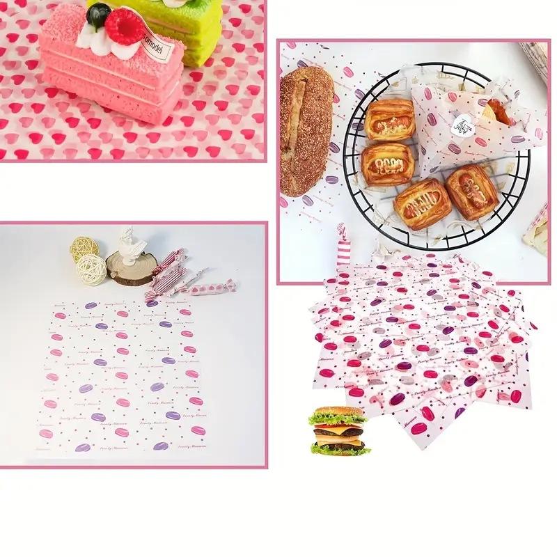 50Pcs Colorful Patterned Greas - Food Snacks Basket 评论和价格
