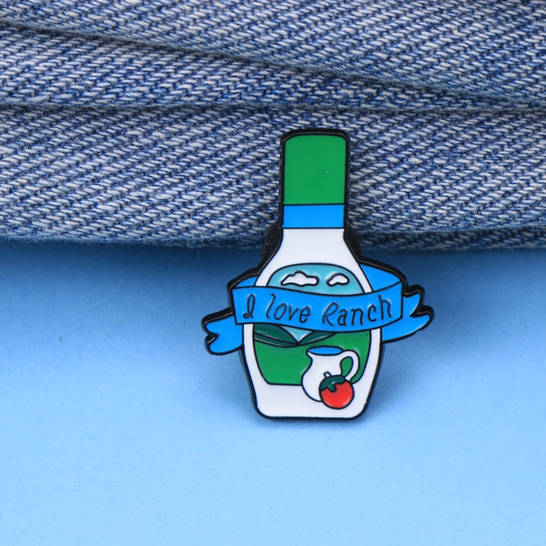 Ranch Dressing Bottle Enamel L - Foody Snacks 评论和价格