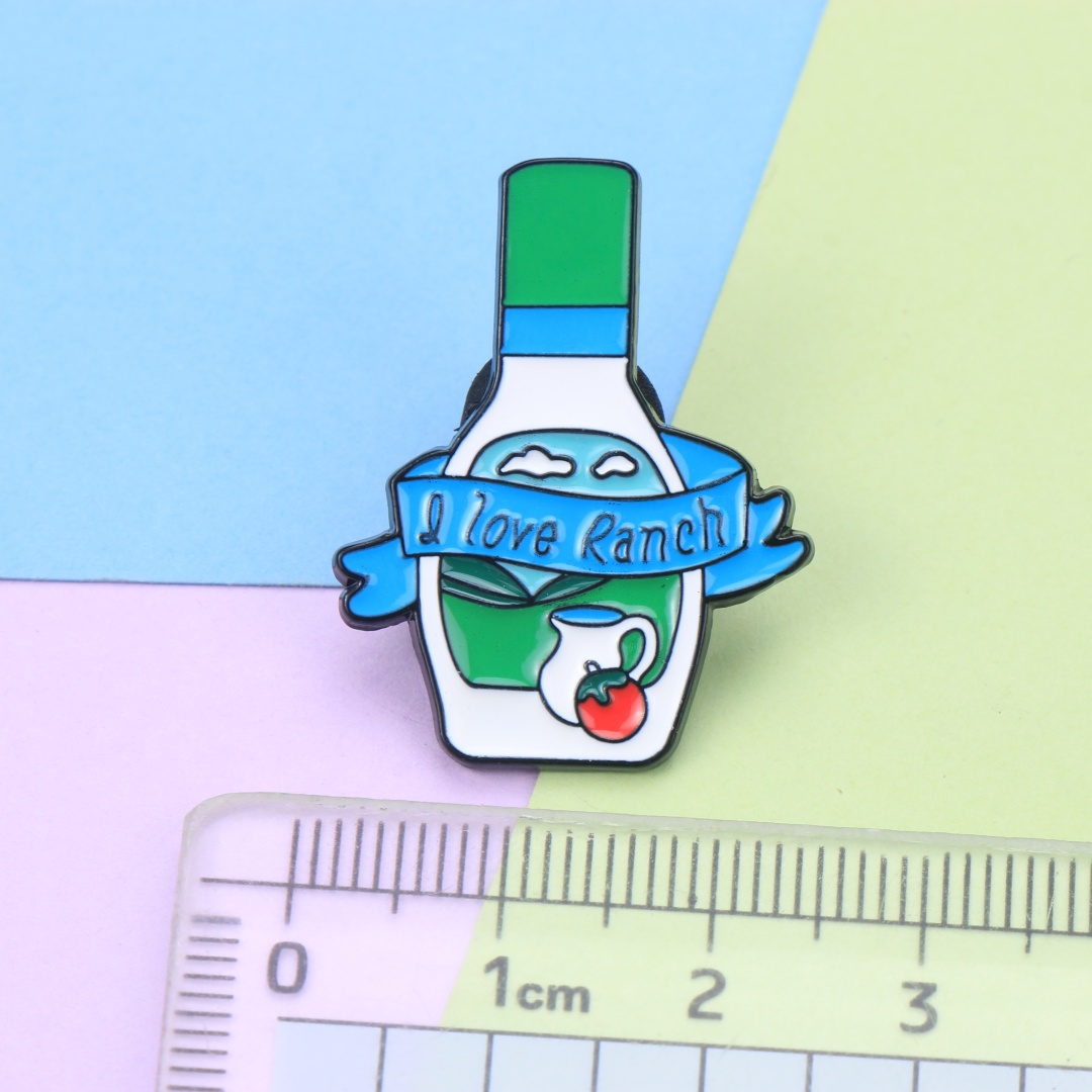 Ranch Dressing Bottle Enamel L - Foody Snacks 评论和价格