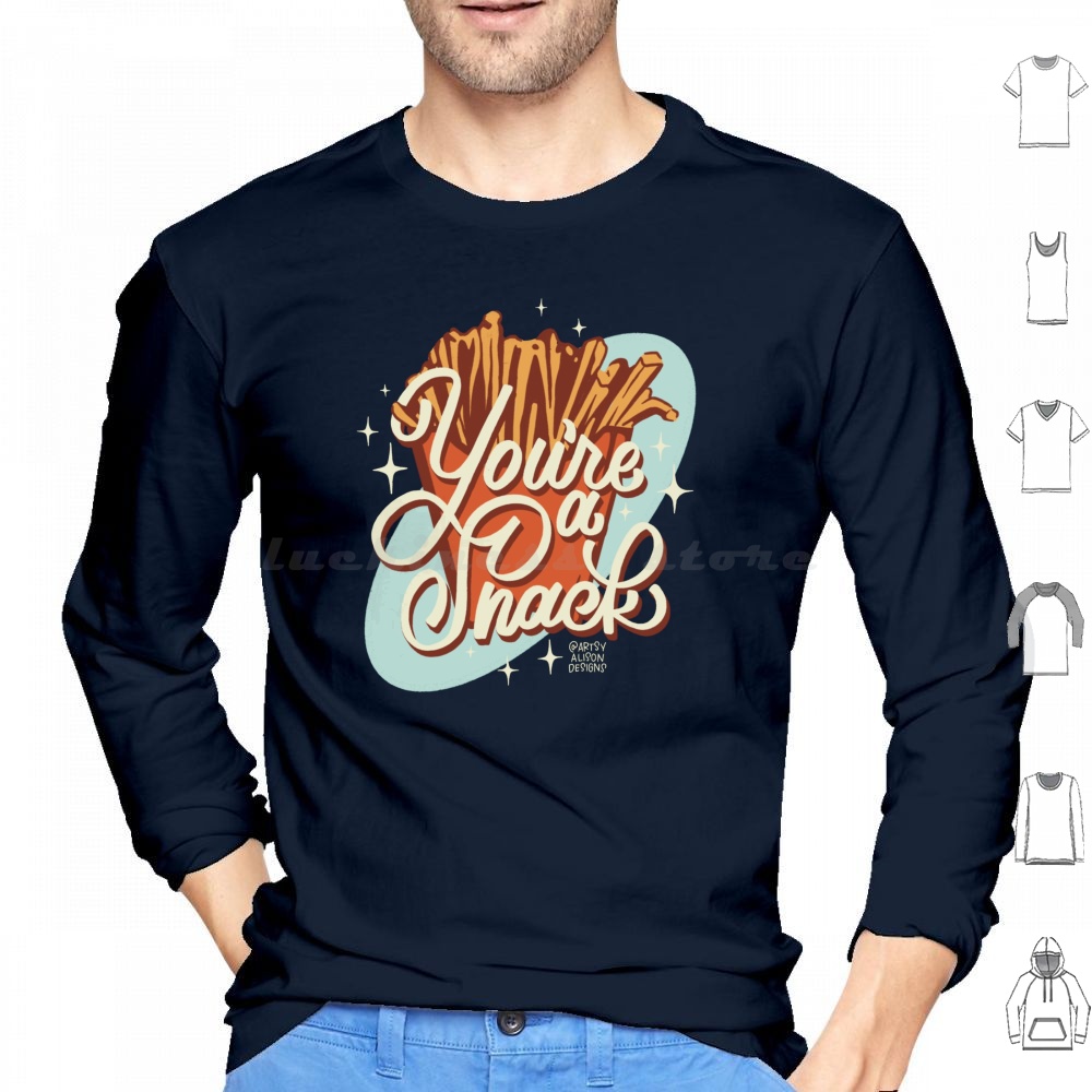 You’re A Snack Hoodie Cotton L - Food Snacks Drawing 评论和价格