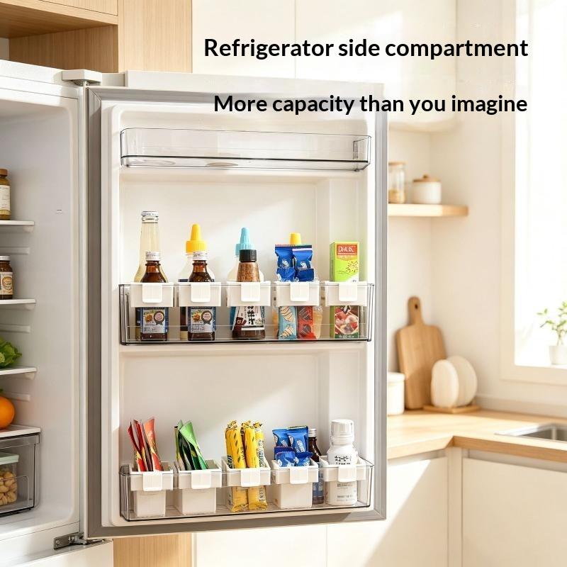 Easy Install Refrigerator Side - Food Snacks Basket 评论和价格
