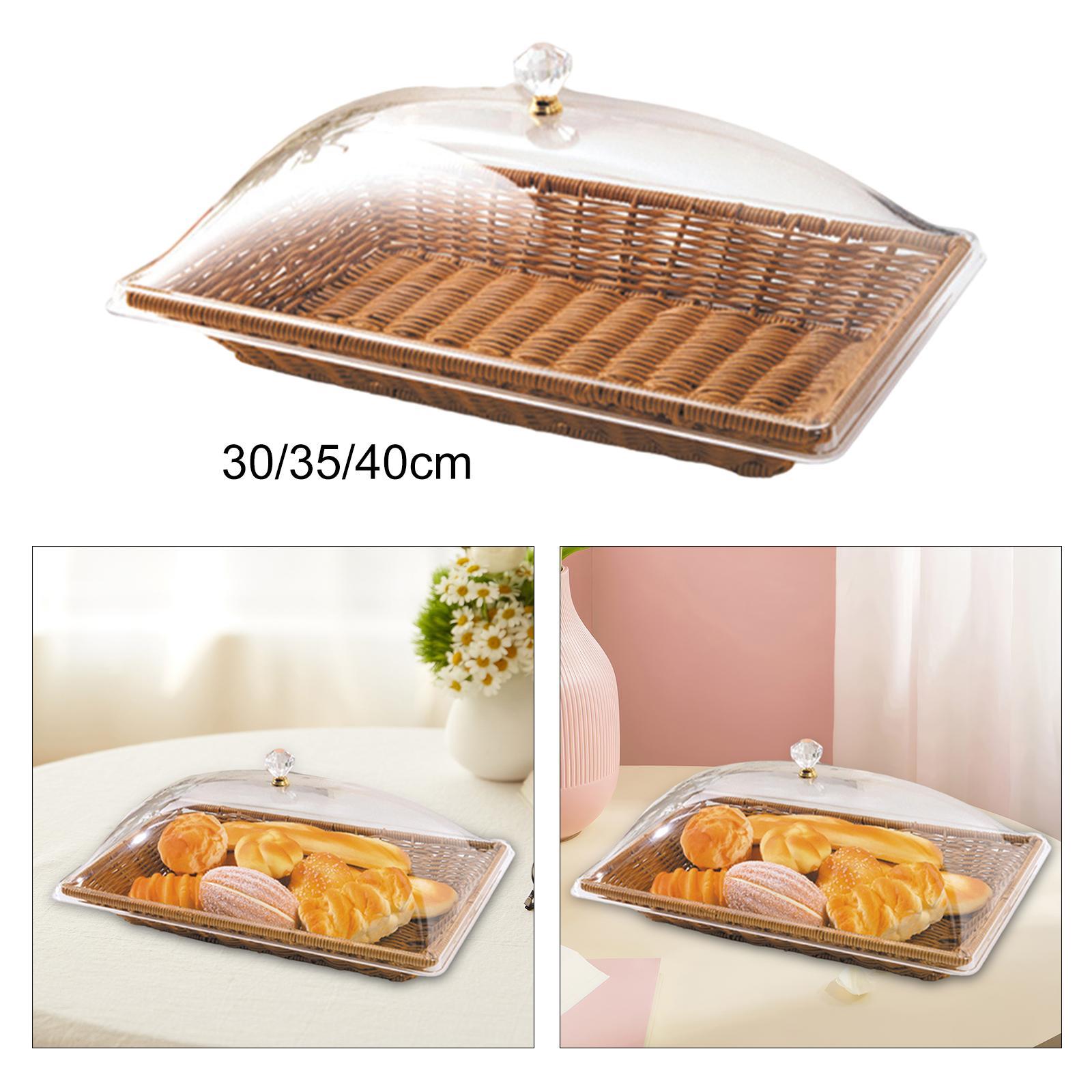 Imitation Rattan Woven Bread B - Food Snacks Basket 评论和价格