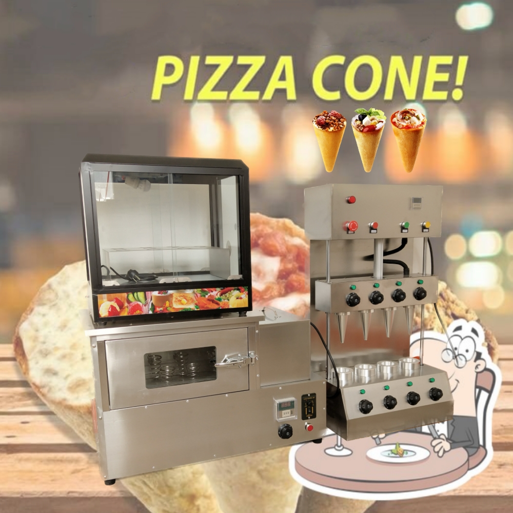 110V 220V Popular Pizza Cone M - Food Snacks Healthy 评论和价格