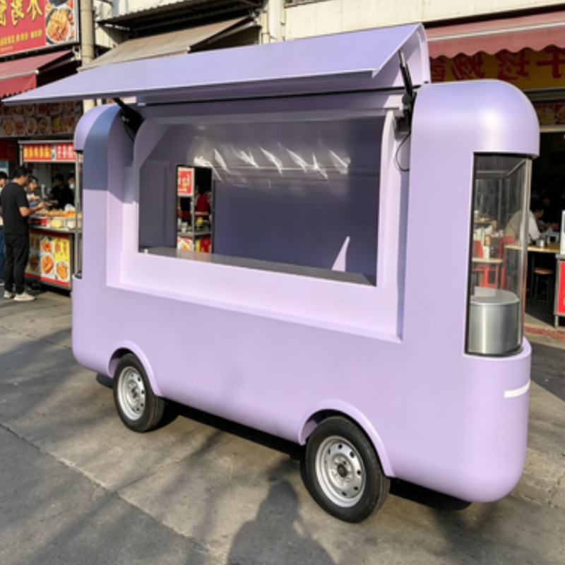 Round Movable Food Trailer Por - Food Snacks To Sell 评论和价格