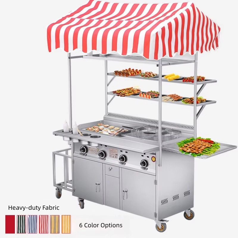 Gas-powered mobile snack cart  - Food Snacks To Sell 评论和价格