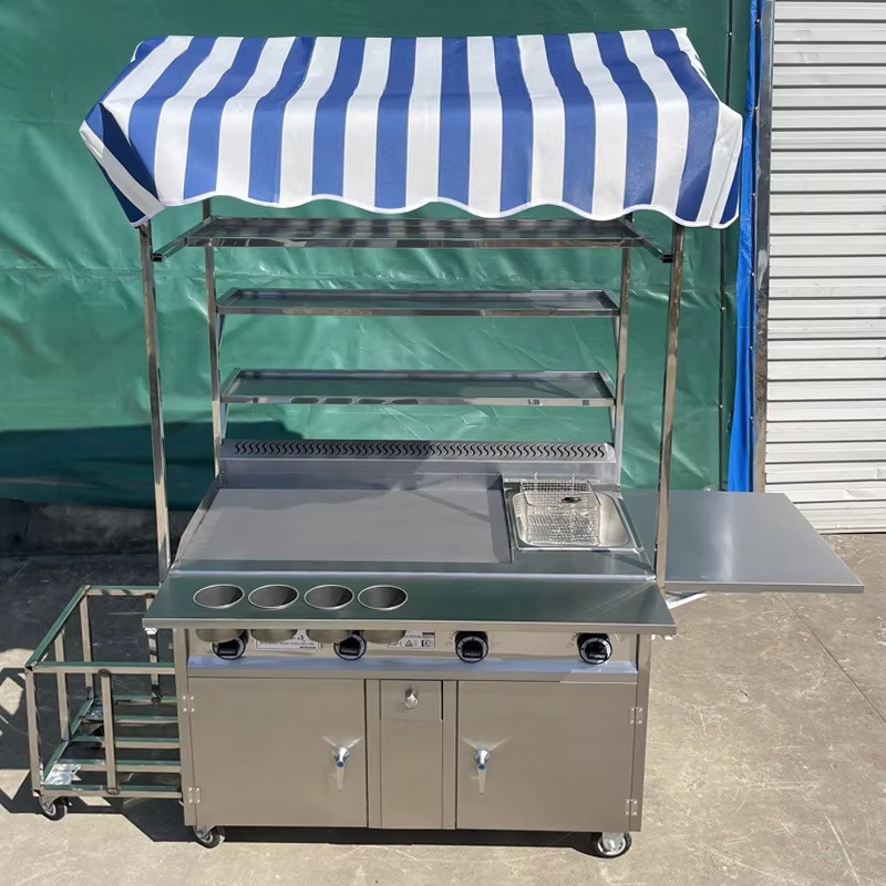Gas-powered mobile snack cart  - Food Snacks To Sell 评论和价格