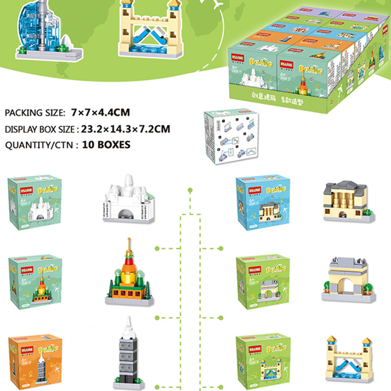 10in1 Cute Architectural Stree - Food Snacks Ideas 评论和价格
