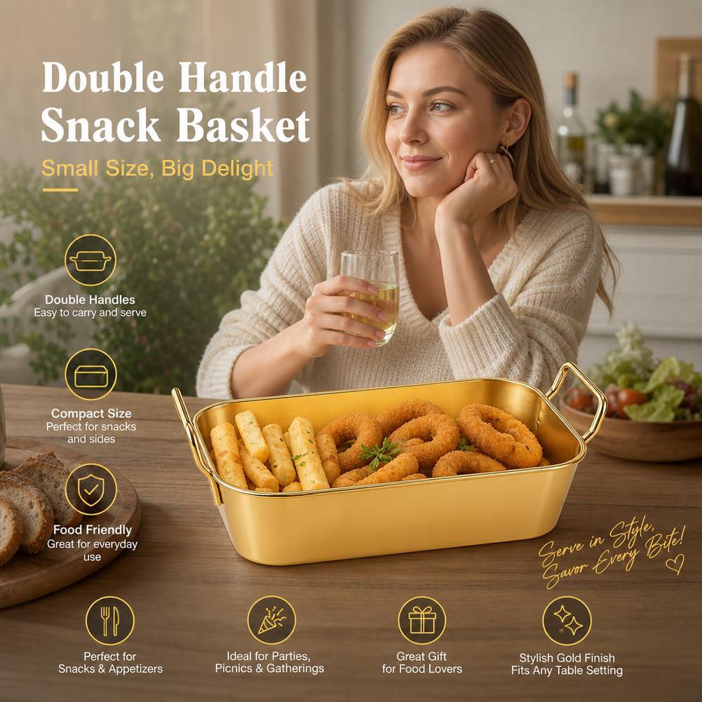 Serving Trays With Handle Kore - Food Snacks Basket 评论和价格