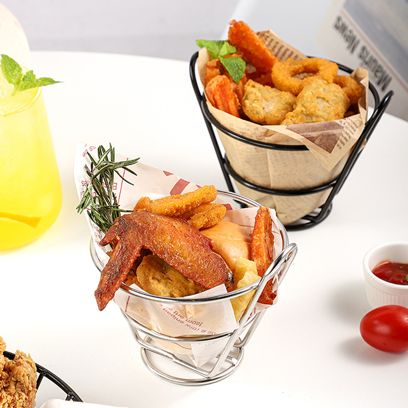 French Fries Basket Snack Buck - Food Snacks Basket 评论和价格